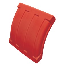 Dynaplas Quarter Plastic Mudguard - 630mm Wide - Red